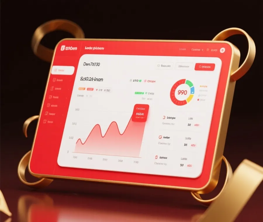 澳洲幸運10預測分析儀表板示意圖